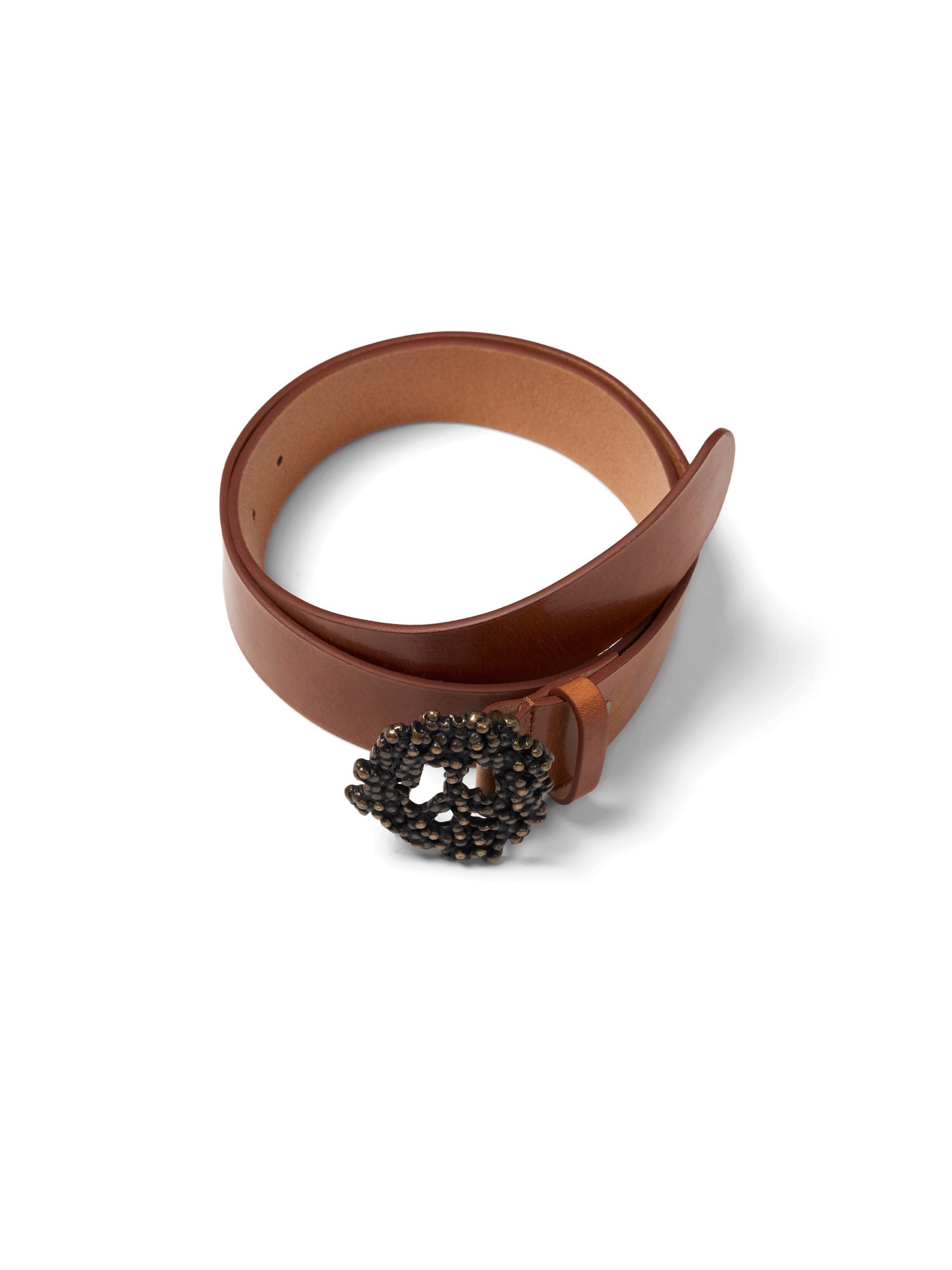 PEACEWREATHBELT_BROWN_FRONT